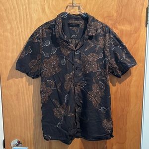 All Saints Short Sleeve Button Up